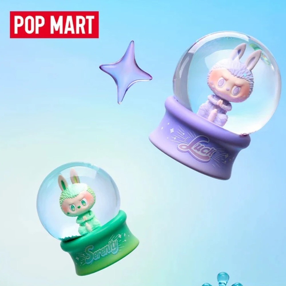 THE MONSTERS Labubu Big Into Energy SERIES Crystal Ball Blind Box Pop Mart - Picture 4 of 9